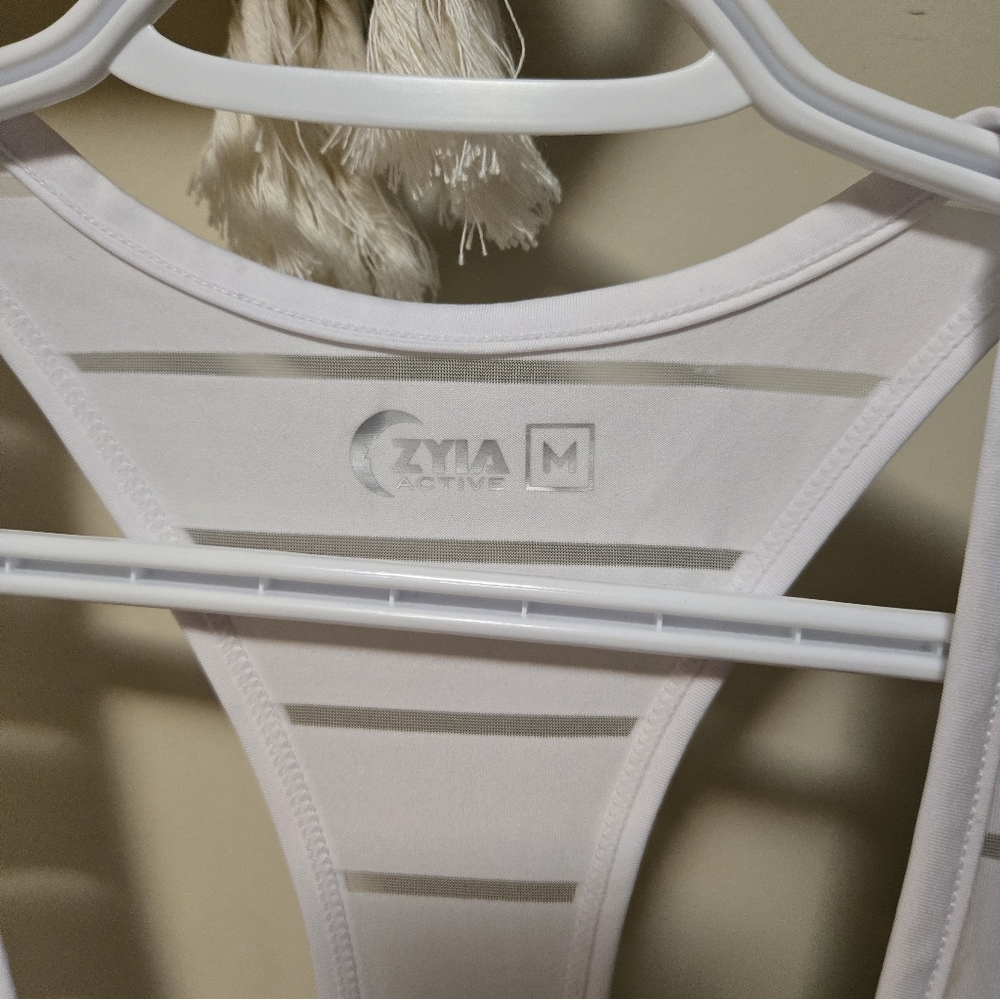 ZYIA White Racerback - Picture 2 of 2